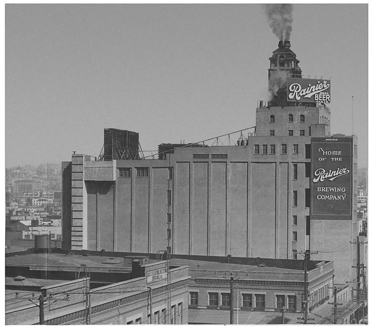 Ranier Brewing Co. had it's brewery at 1800 Bryant St. in San Francisco. Photo was taken 8/31/1931.