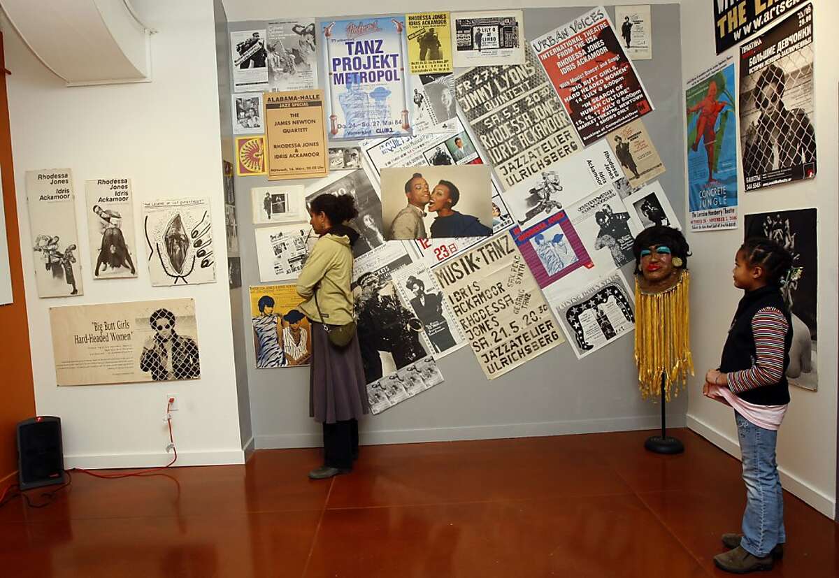 This is a gallery at the African American Art & Cultural Center featuring Rhodessa Jones and Cultural Odyssey, artists who've created original works, in San Francisco, Ca., on Monday, February 15, 2010. She is currently doing three shows here to celebrate Cultural Odyssey which is having it's 30th anniversary.