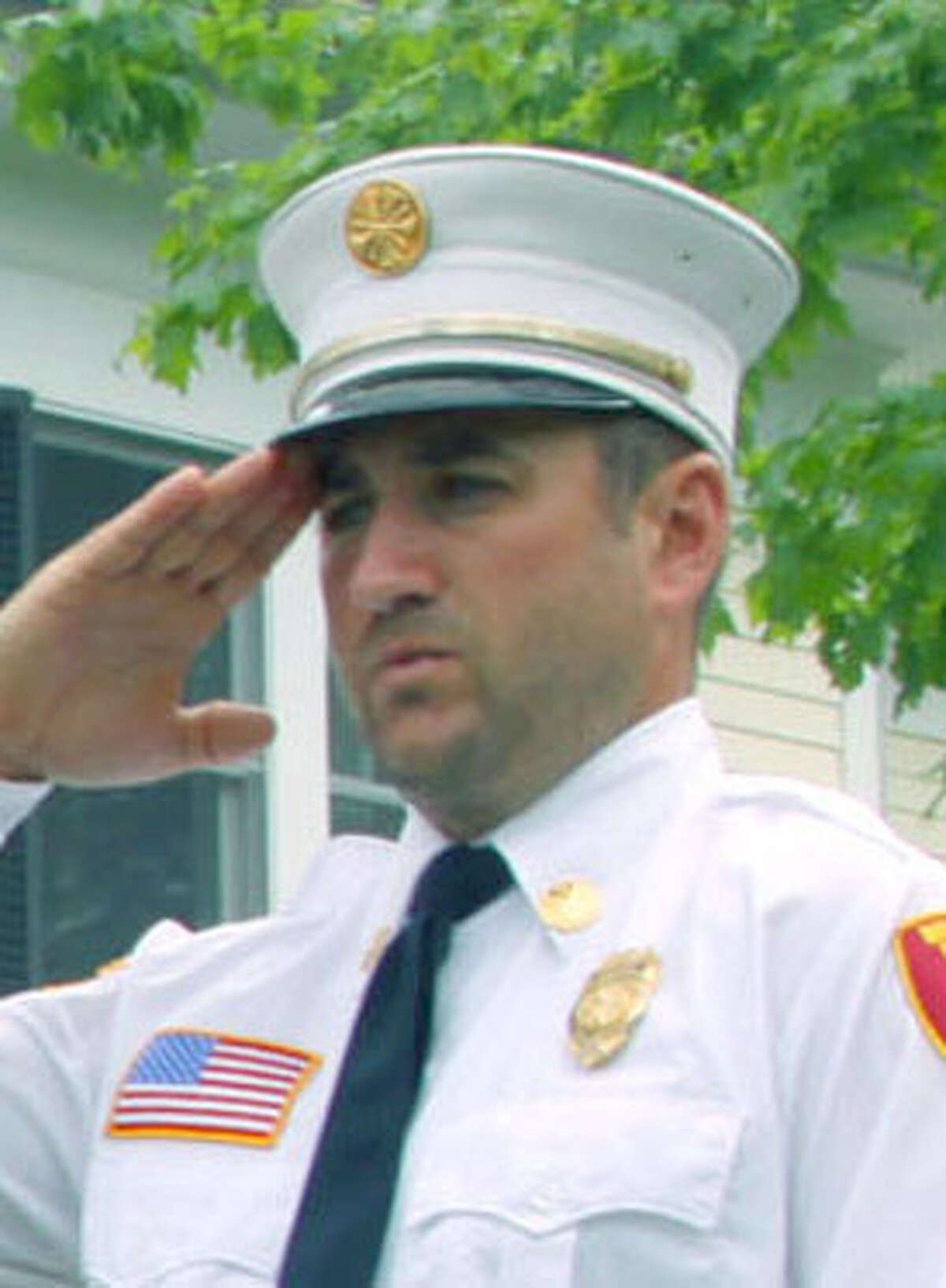Former Bridgewater Volunteer Fire Department Chief Justin Planz in the May 2012 file photo.