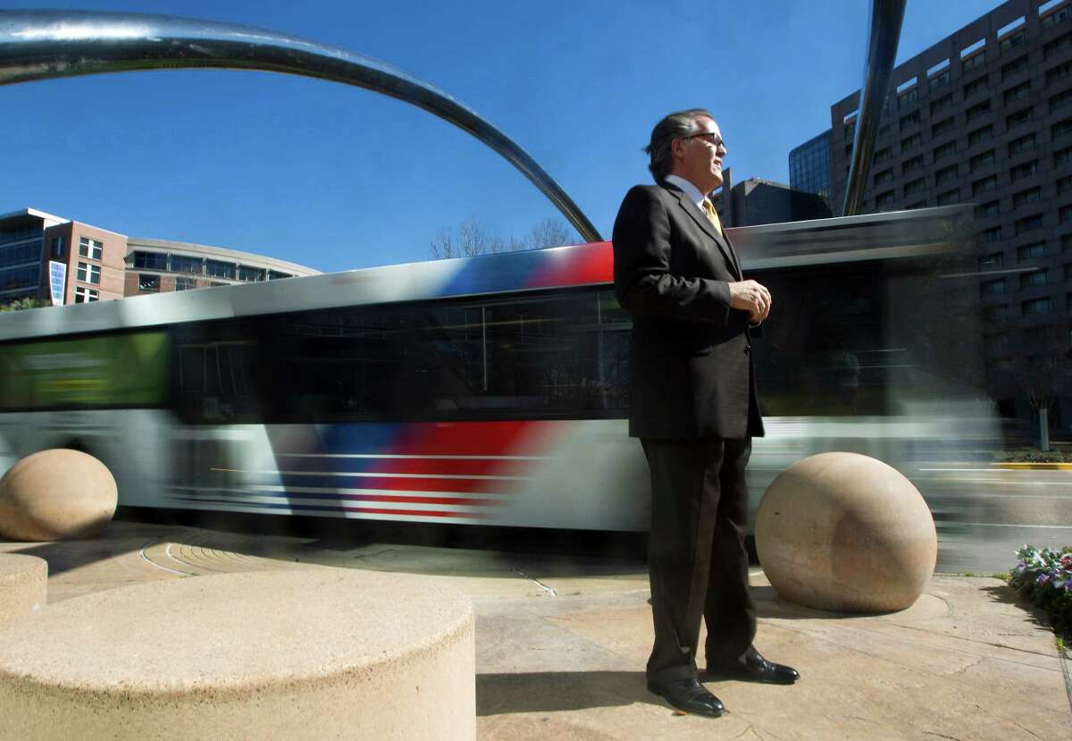 Uptown Houston President John Breeding says the plan Uptown Houston has come up with for transit is "recognition of reality." The $177.7 million project would use large buses on a dedicated route along Post Oak to deliver train-like service.