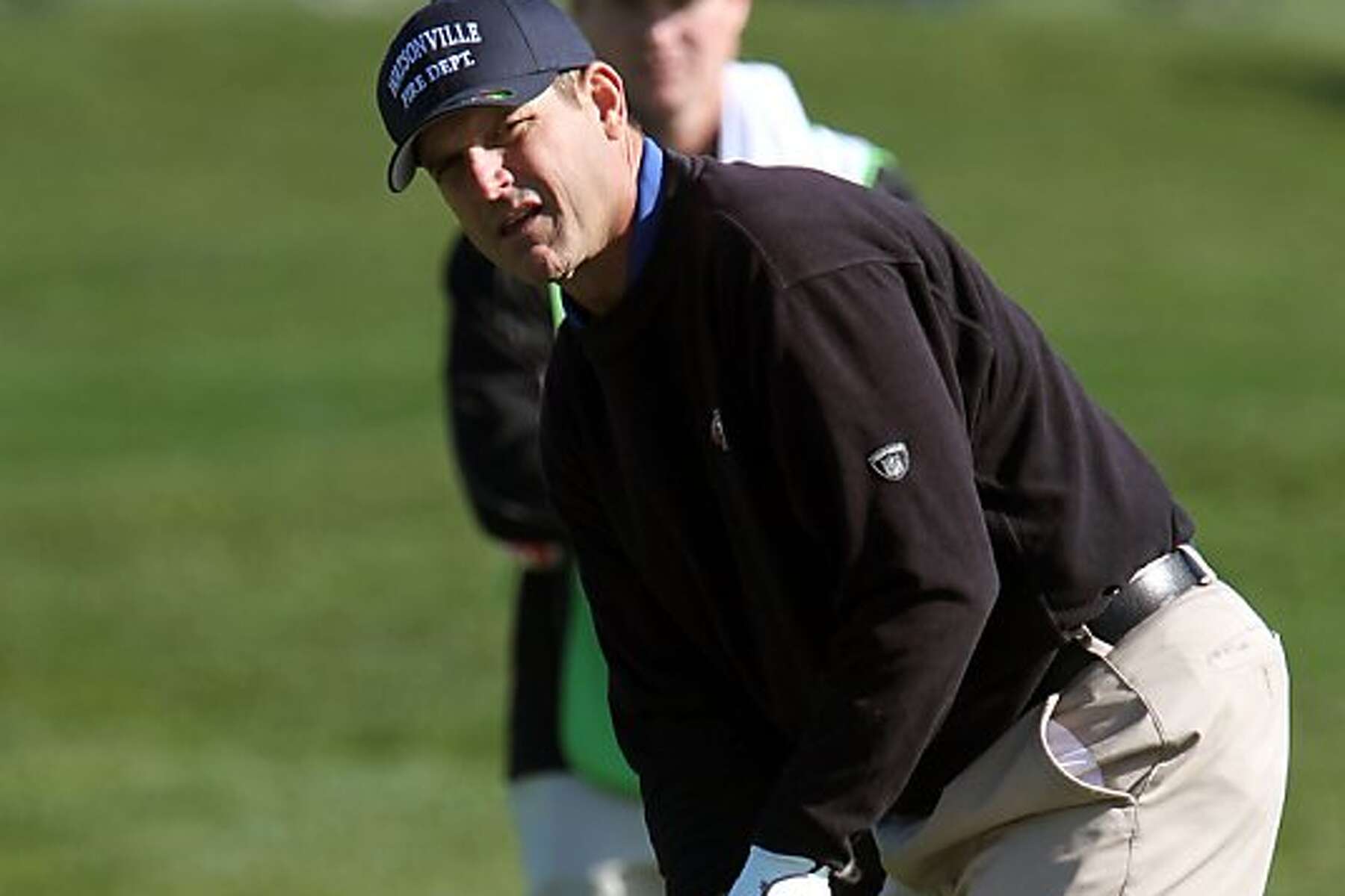 Harbaugh easygoing in Pro-Am spotlight