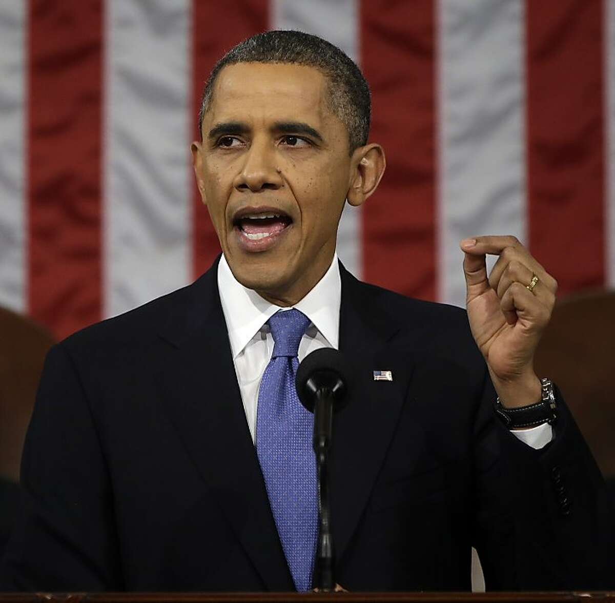 Obama Speech Steers Clear Of Compromise