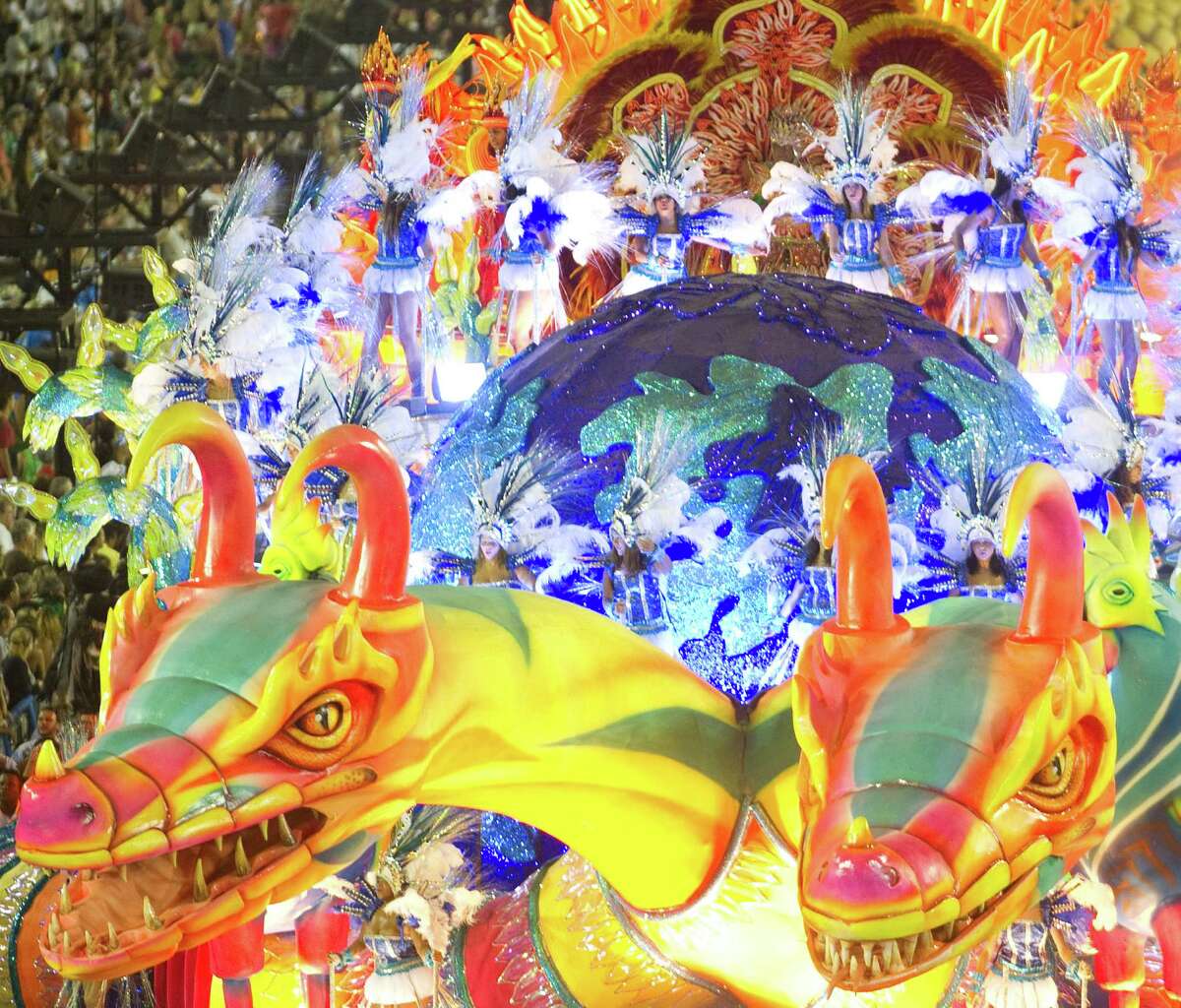 Wild Frolicking Fantasy Floats Go All Night At End Of Brazils Carnival