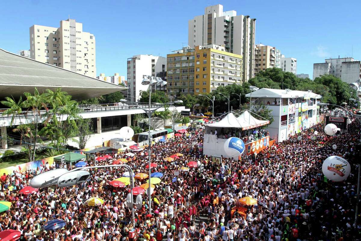 Wild Frolicking Fantasy Floats Go All Night At End Of Brazils Carnival