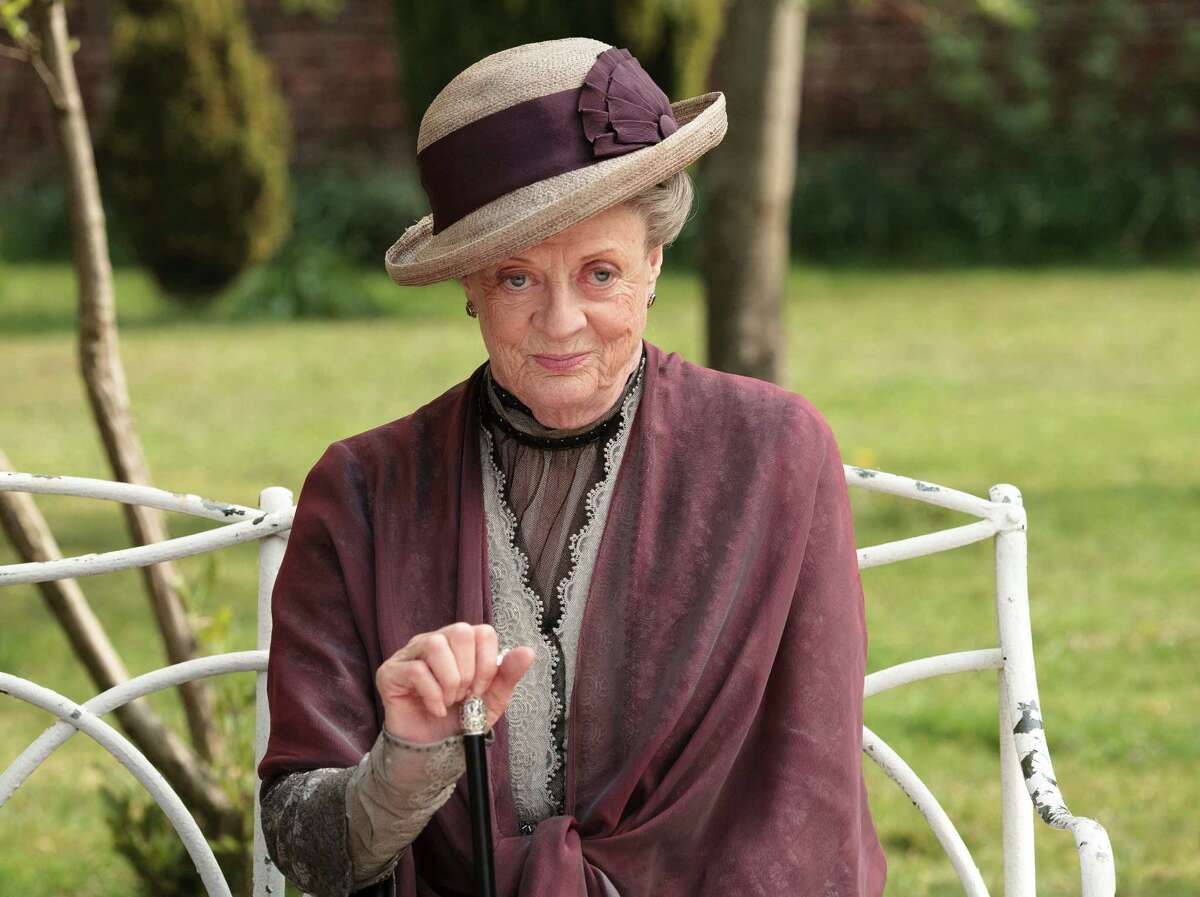 In this image released by PBS, Maggie Smith as the Dowager Countess Grantham, is shown in a scene from the second season on "Downton Abbey." The 78-year-old actress, who portrays Lady Grantham in the popular PBS series, told ?“60 Minutes?” that she hasn't watched the drama because doing so would only make her agonize over her performance. She said she may watch it someday. (AP Photo/PBS, Carnival Film & Television Limited 2011 for MASTERPIECE, Nick Briggs)