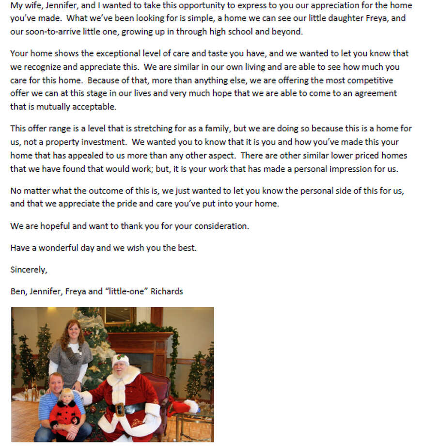  Dear Seller Letters Work For Home Buyers Seattlepi