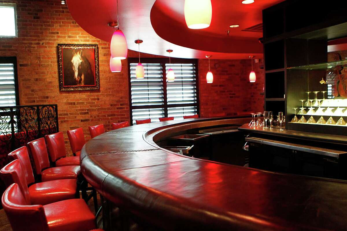 The downstairs bar area in the new steakhouse restaurant called La Casa del Caballo in the Montrose neighborhood Wednesday, Feb. 6, 2013, in Houston. ( Johnny Hanson / Houston Chronicle )