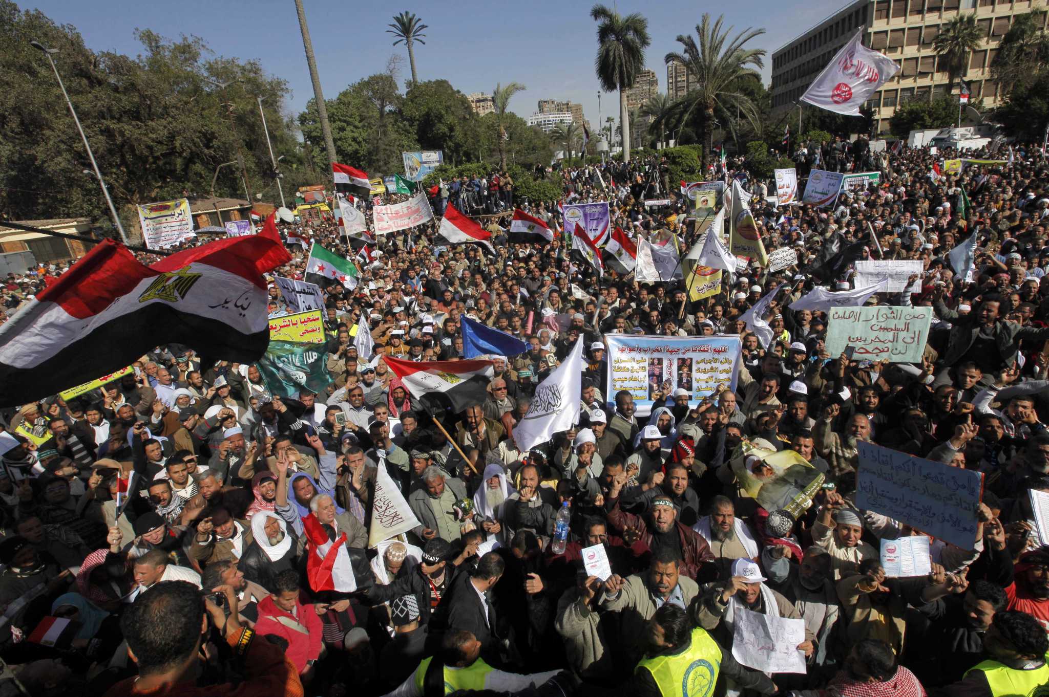 Islamic Rally Islamists rally in Cairo against opposition