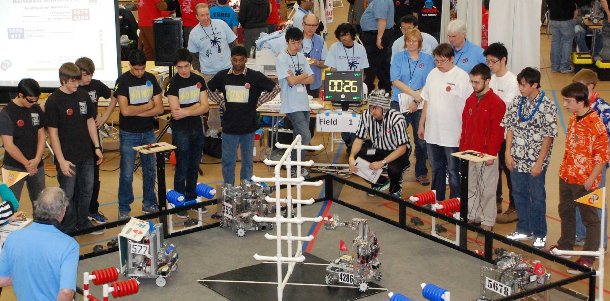 Wreckers team scores robotics tourney victory