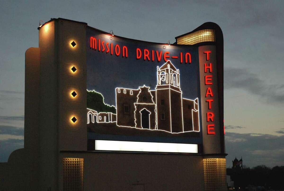 The lights of the new Mission Drive-In Theatre mural were turned on during the city's official lighting ceremony on Feb. 12.