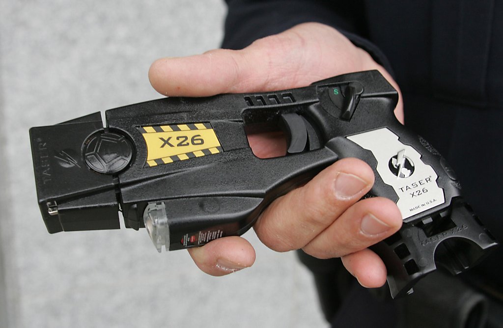 Stun guns give police nonlethal option
