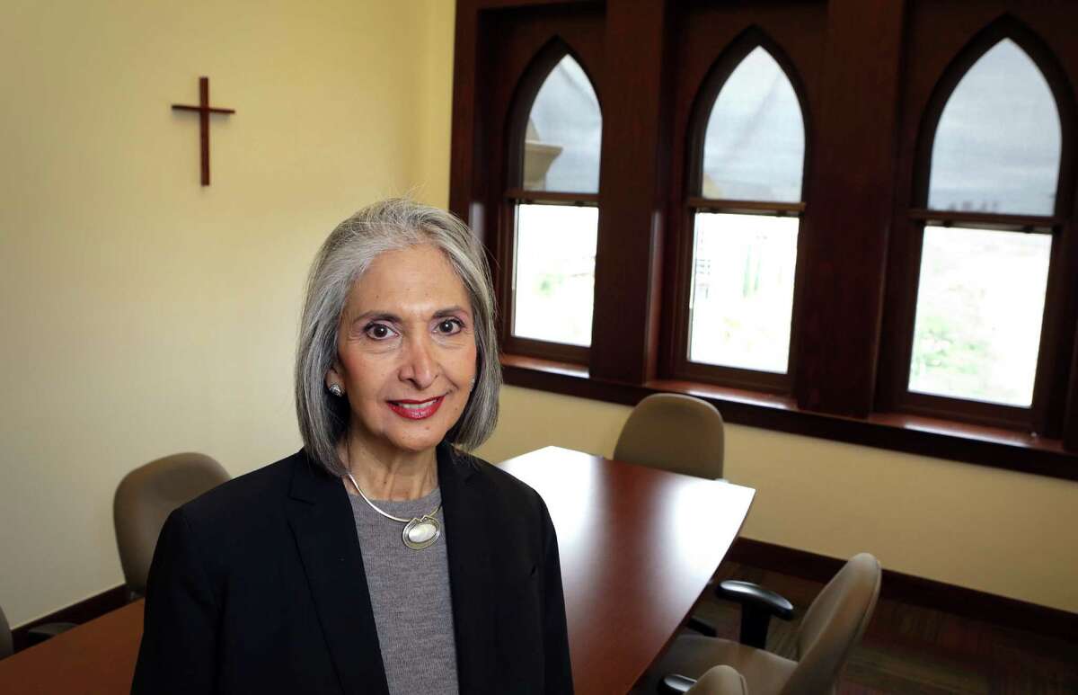 Tessa Martinez Pollack, who was removed as president of Our Lady of the Lake University, on Feb. 7. She became OLLU's first Hispanic president in 2002, and leaves her position later this month.