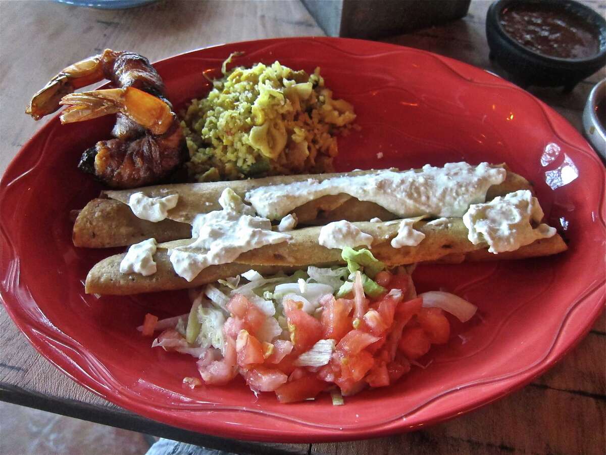 Brisket flautas at El Tiempo are lively alternatives