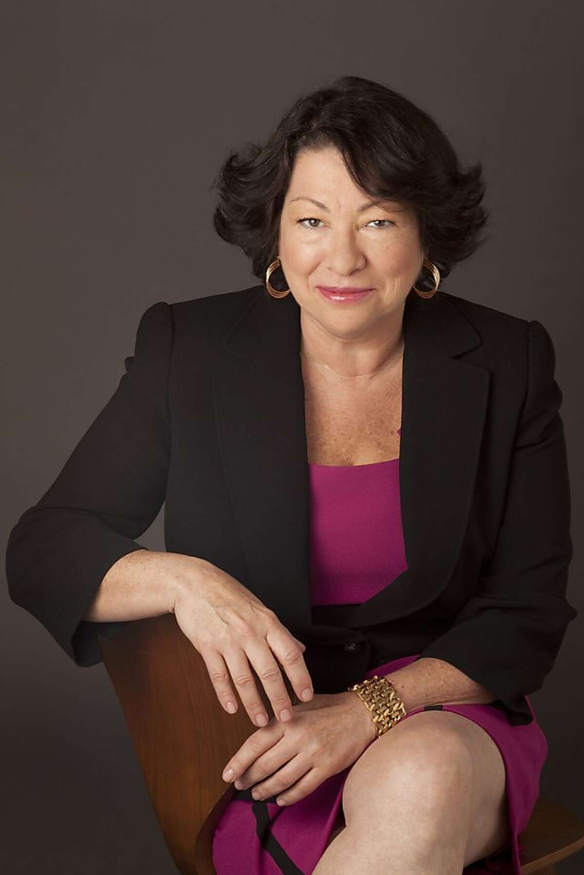 An undated handout photo of Supreme Court Justice Sonia Sotomayor. Sotomayor's memoir, "My Beloved World," is described as a searching and emotionally intimate account of her life, a contrast to her legal writings, which have been described by reporters as dry, methodical and technical. (Elena Seibert via The New York Times) -- NO SALES; FOR EDITORIAL USE ONLY WITH STORY SLUGGED SOTOMAYOR BOOK REVIEW. ALL OTHER USE PROHIBITED. --