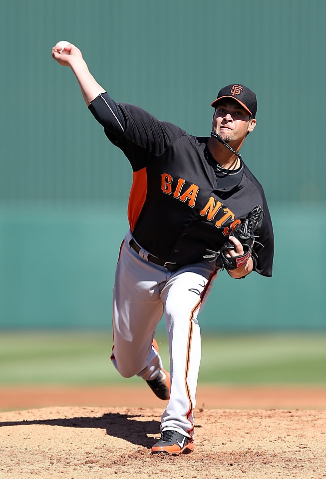 Sf Giants Ryan Vogelsong Pitches Well