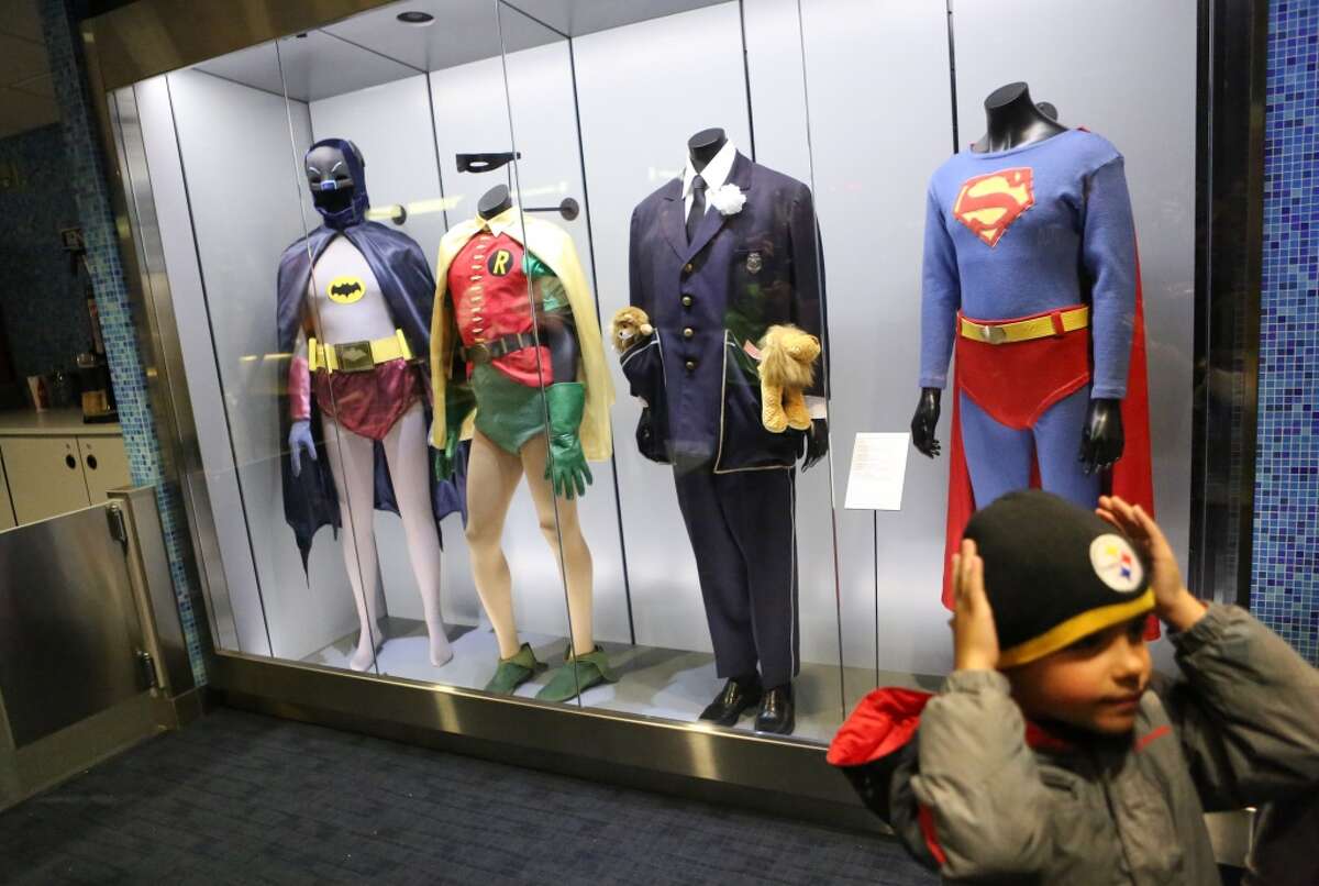 The lobby includes a selection of movie costumes from Paul Allen's collection, changing every nine months.