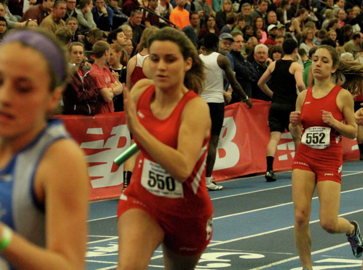 Greenwich Girls Place Second In 4x0 At New England Indoor Track Meet