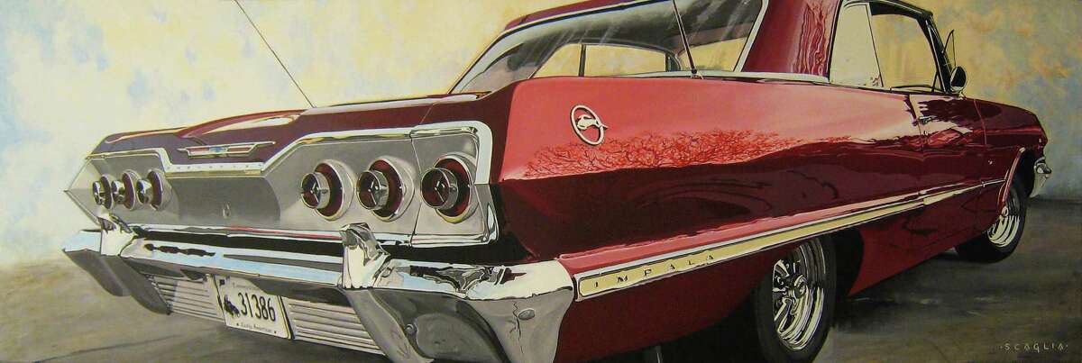 "Red Tail" by Ken Scaglia is among the artwork on display in "9SOLOS," opening at the Carriage Barn Arts Center.