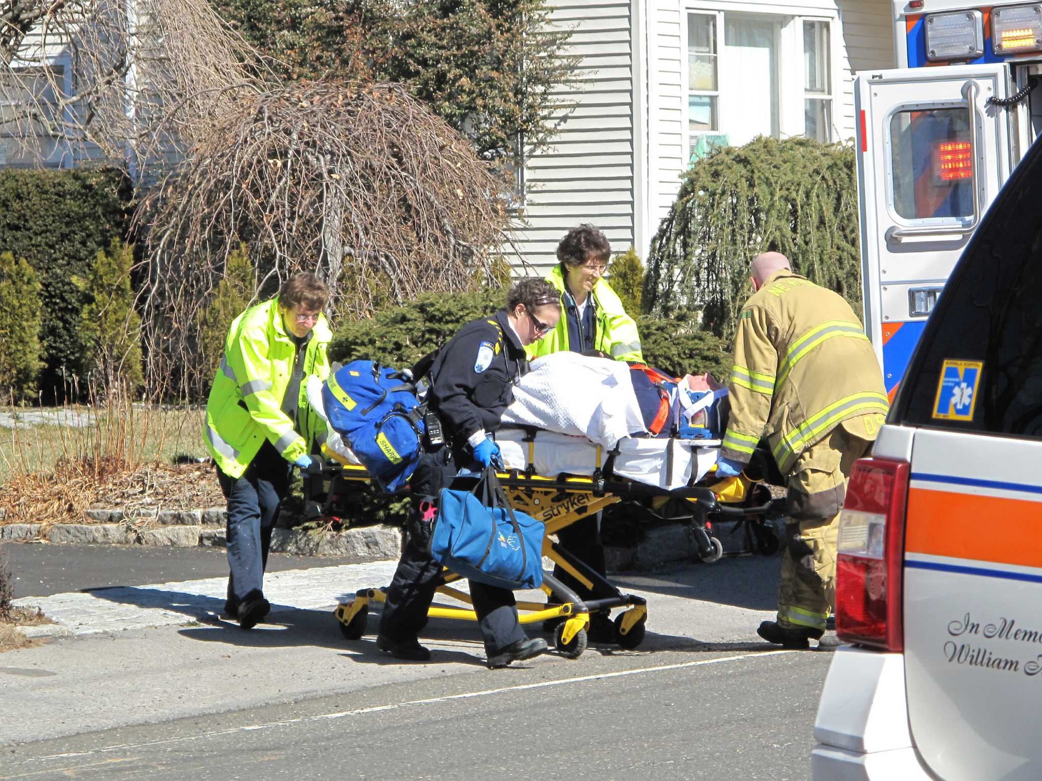 Accident on East Avenue in New Canaan sends man to hospital