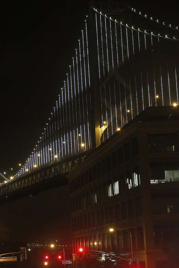 LED display puts Bay Bridge in new light SFGate