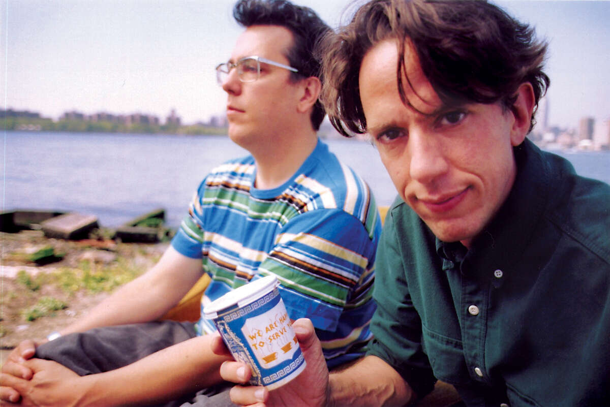 John Flansburgh (left) and John Linnell bring 'They Might Be Giants' to Floore's on Sunday. Courtesy photo