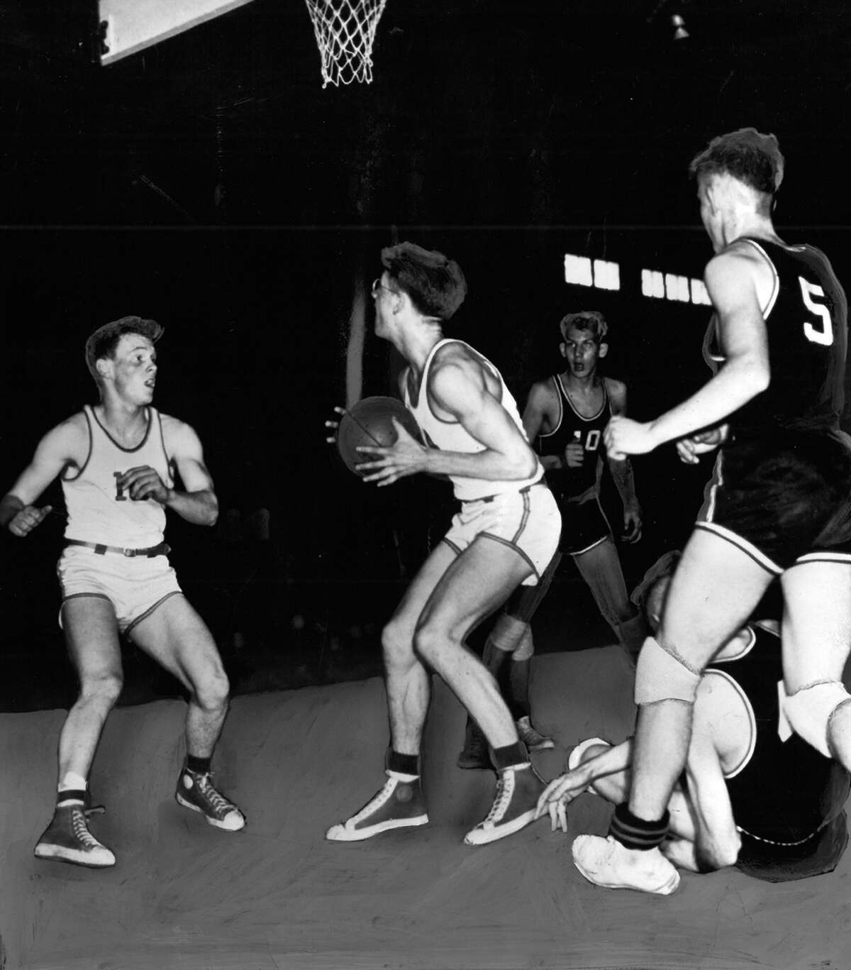 Washington State high school basketball tournament archive photos