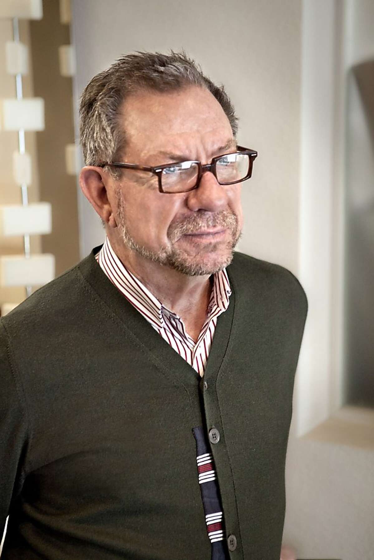 San Francisco designer Gary Hutton is in constant motion