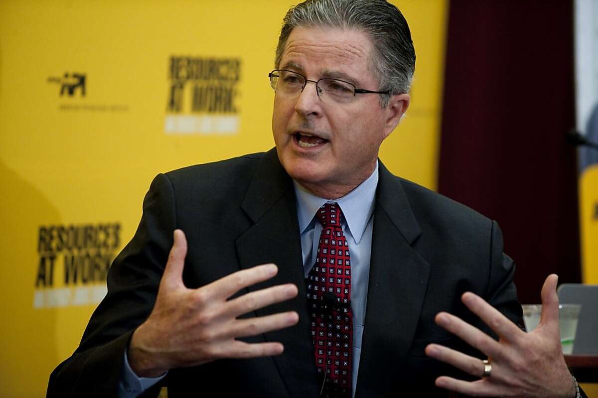John Watson, CEO of the Chevron Corporation, speaks during an Energy Jobs summit on Capitol Hill in Washington, DC, on September 7, 2011.