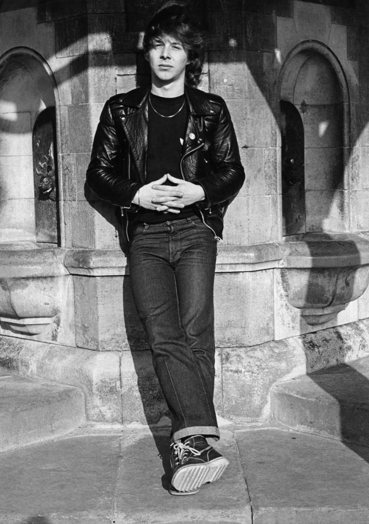 Clive Burr, posed, in 1980.