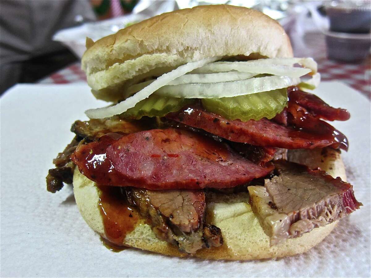 Dish Of The Week: Brisket-and-link Sandwich At Virgie's