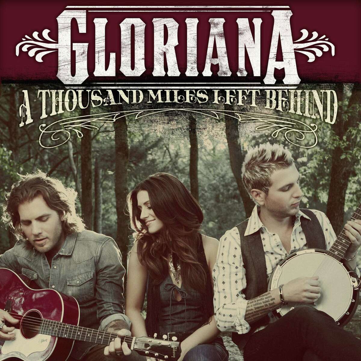 Country trio Gloriana, shown on the cover of the “A Thousand Miles Left Behind” album, will play Cowboys Dancehall Saturday. See Quick Picks, Page 19.