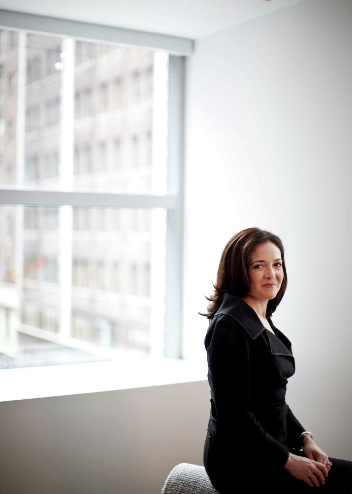 FILE -- Sheryl Sandberg, the chief operating officer of Facebook, at the company's offices in New York, Sept. 28, 2010. Sandberg's book, "Lean In," to be published on March 2013, is her book-slash-manifesto on women in the workplace. (Todd Heisler/The New York Times)
