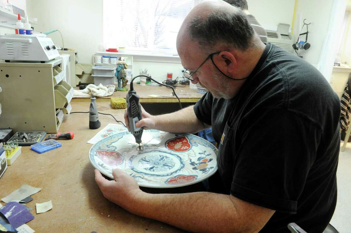 Stamford pottery restores broken pots and memories