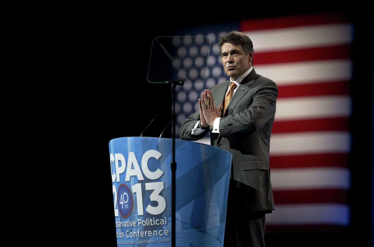 “Medicaid doesn't need to be expanded. It needs to be saved and reformed,” Gov. Rick Perry told people gathered for the 40th annual Conservative Political Action Conference.