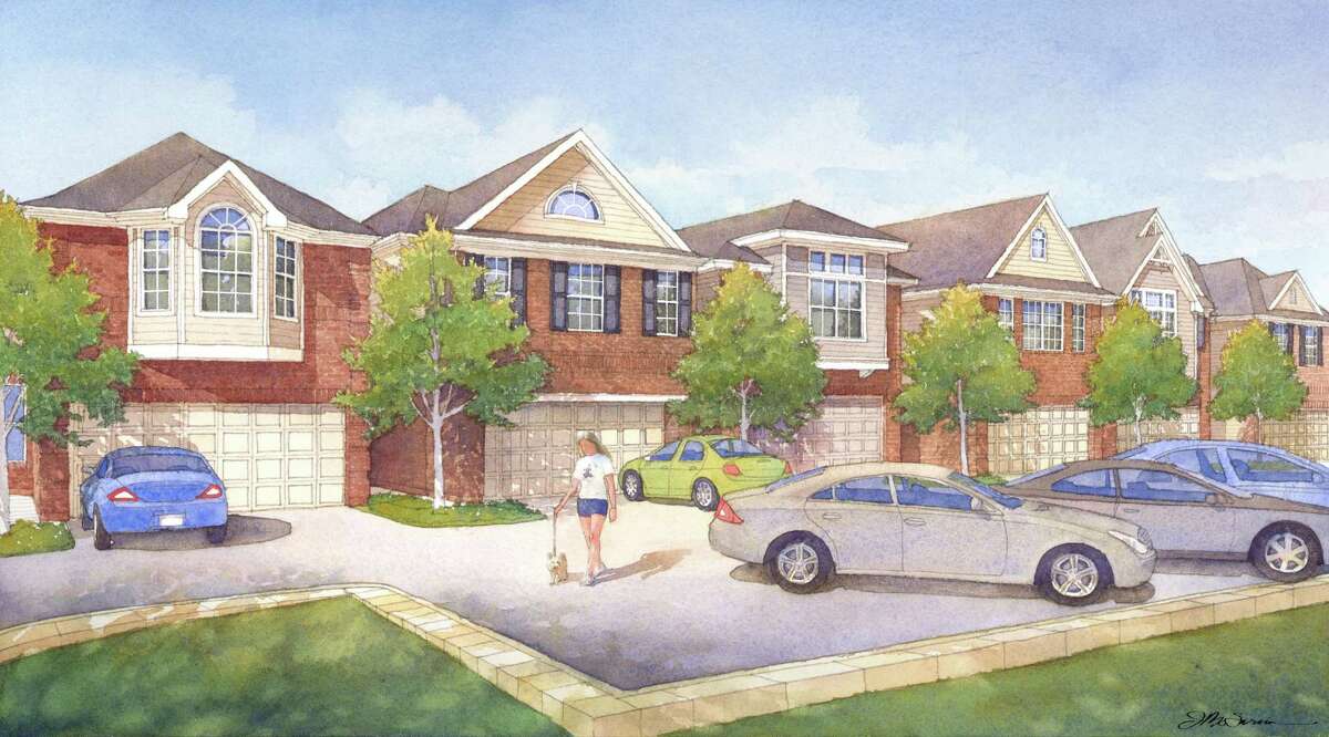 Sandcastle Homes' Shady Acres gated development will be a collection of two-story homes that will have about 2,500 square feet each.