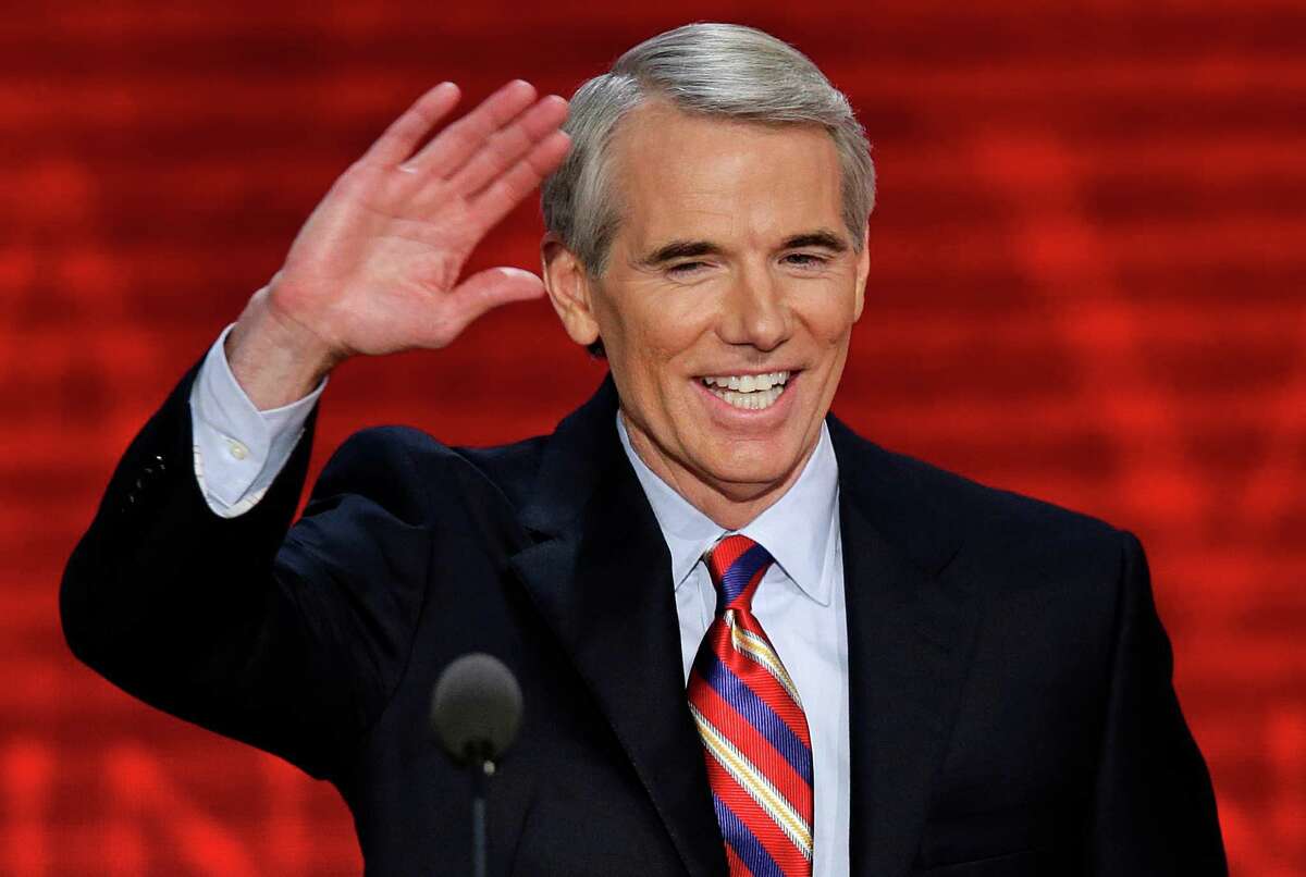 FILE - In this Aug. 29, 2012 file photo, Ohio Senator Rob Portman waves to the delegates during the Republican National Convention in Tampa, Fla. Portman said Thursday, March 14, 2013 that he now supports gay marriage and says his reversal on the issue began when he learned one of his sons is gay. (AP Photo/J. Scott Applewhite, File)