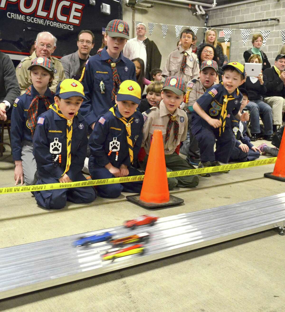 A day at the races Local scouts take part in annual Pinewood Derby