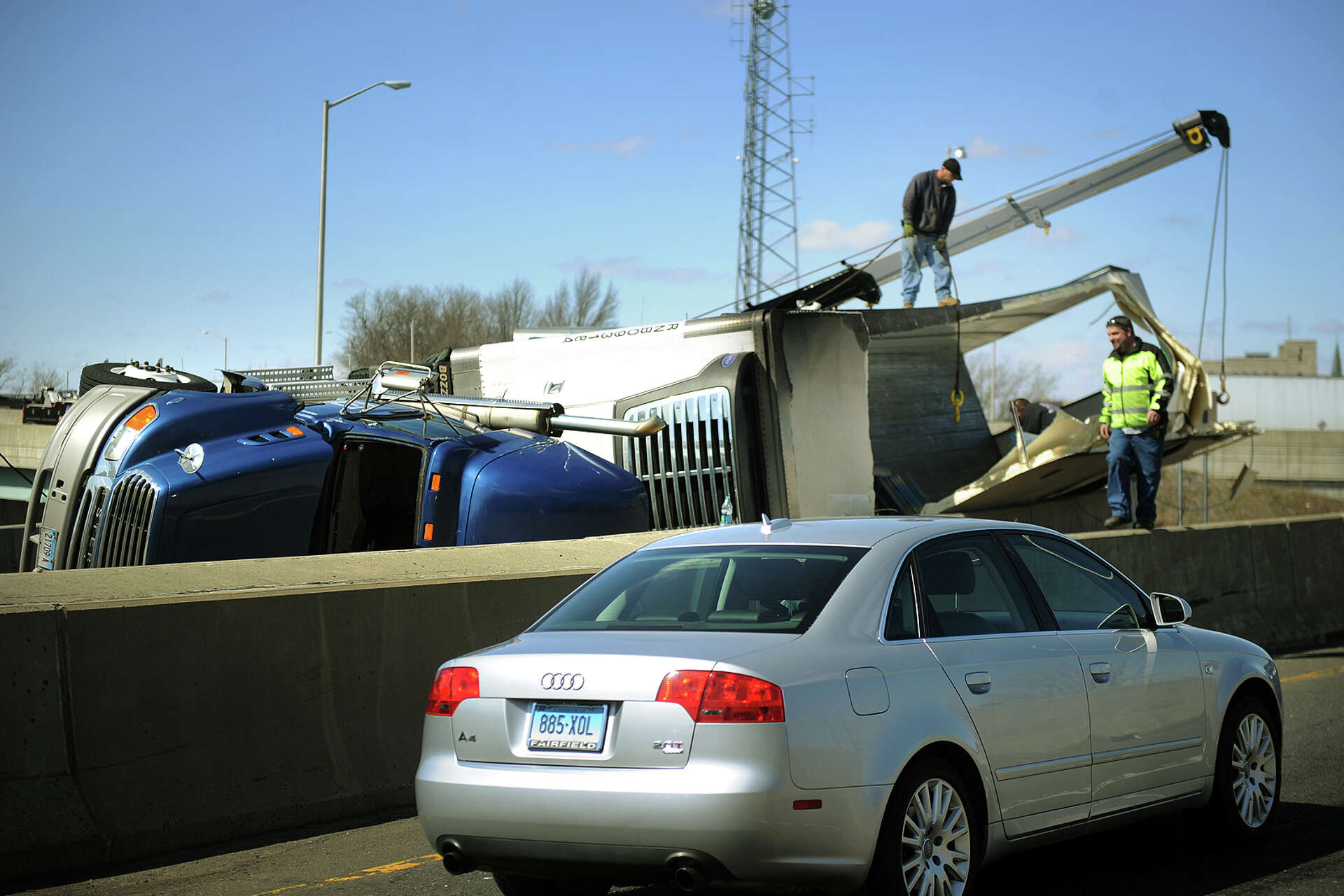 Driver cited in I-95 truck crash