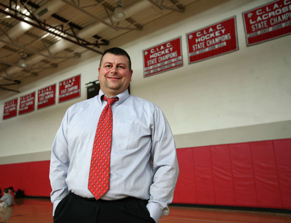 Athletic Director Steve Donahue at Fairfield Prep in Fairfield on Tuesday, March 6, 2012.
