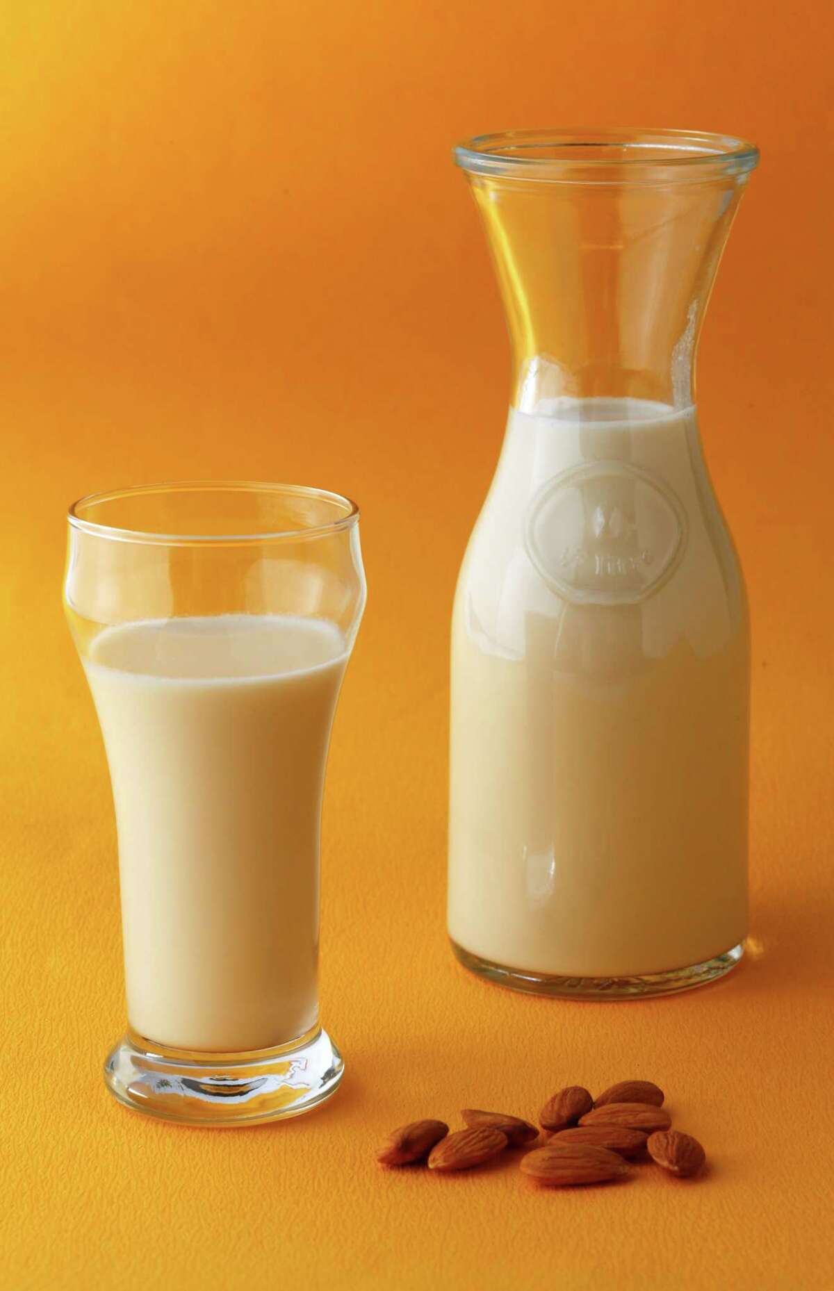 Nut milk alternatives pour it on