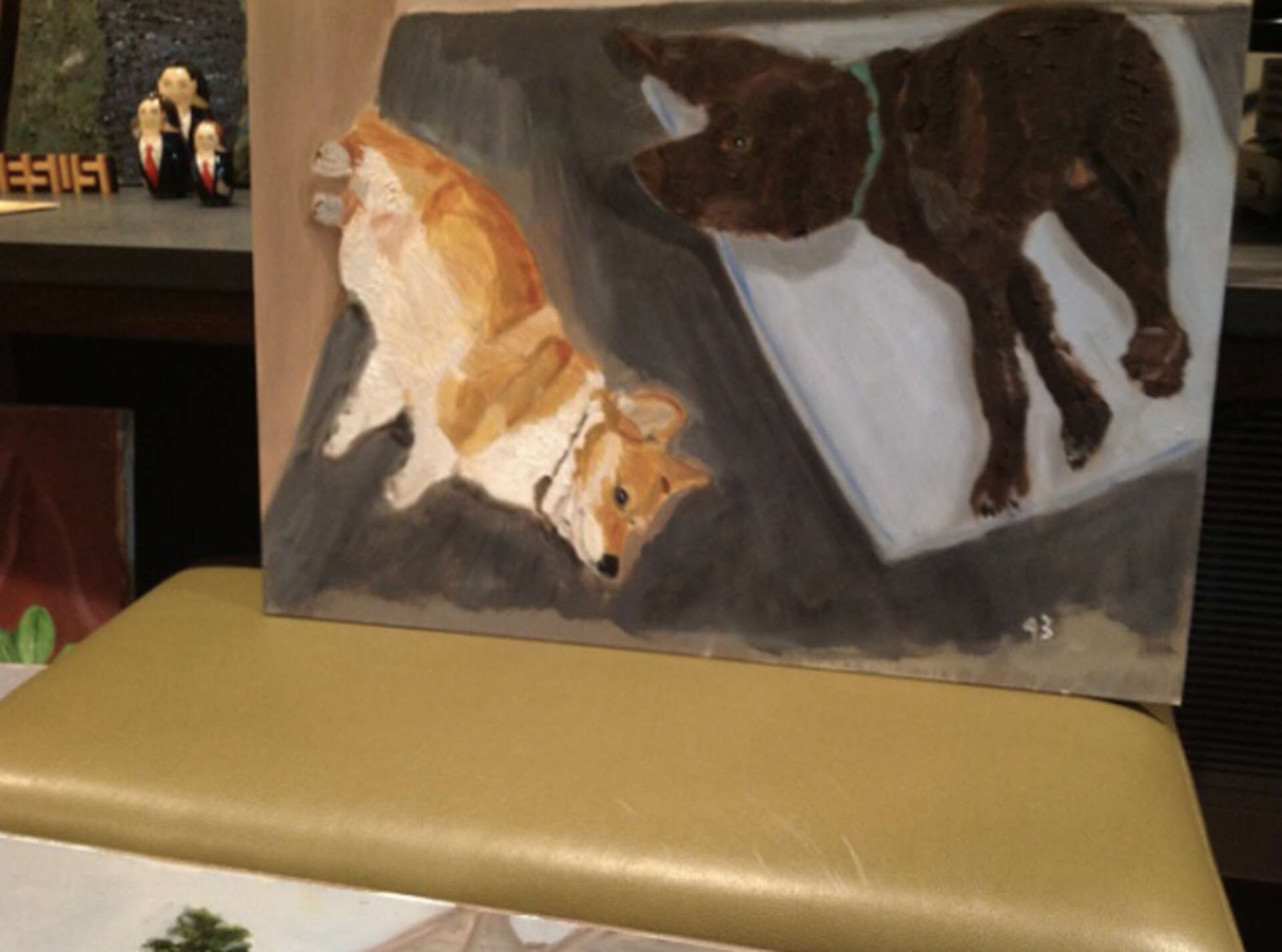 George Bush Schilderijen Honden