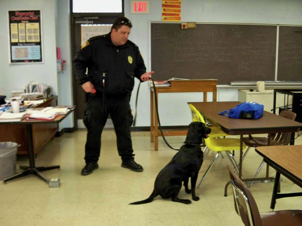 Drug dogs common sight at area schools
