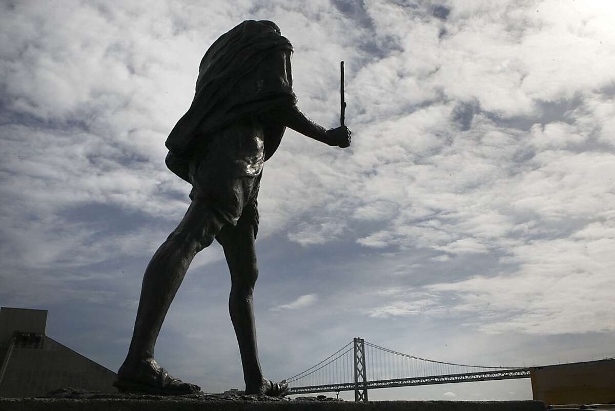 S.F. Gandhi statue vandalized again