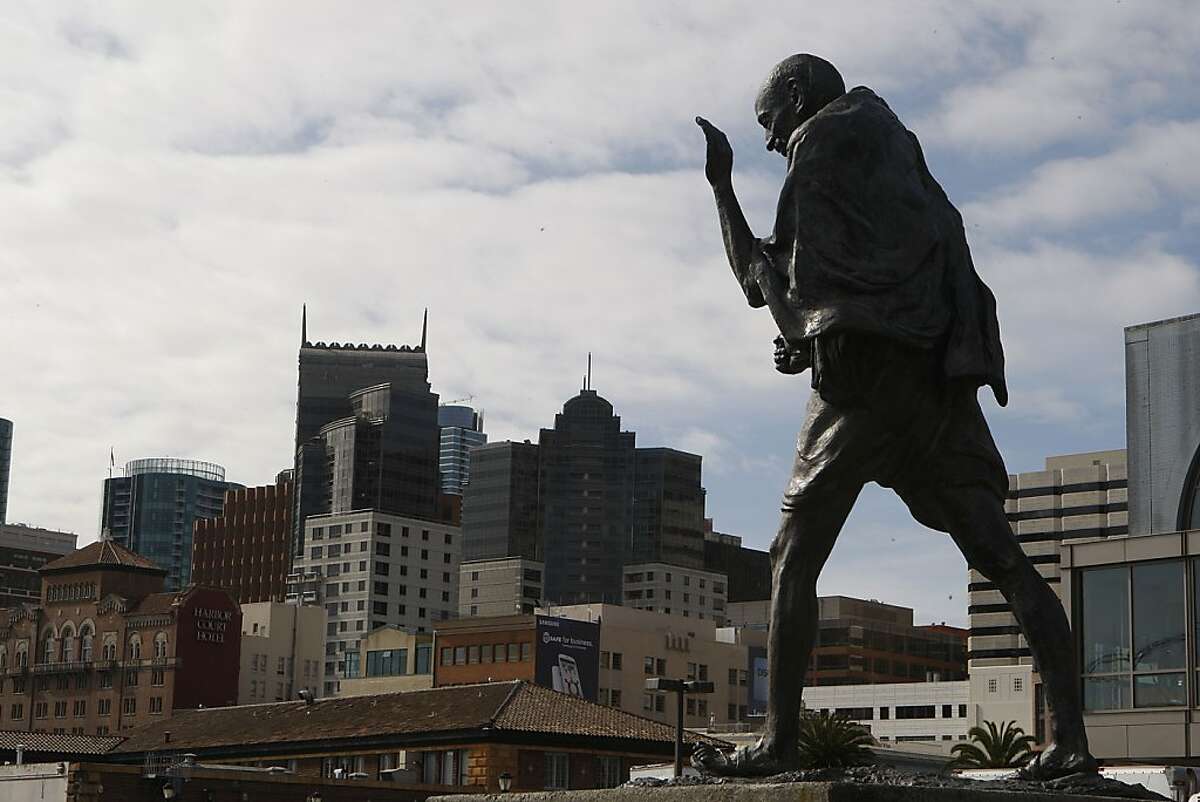 S.F. Gandhi statue vandalized again