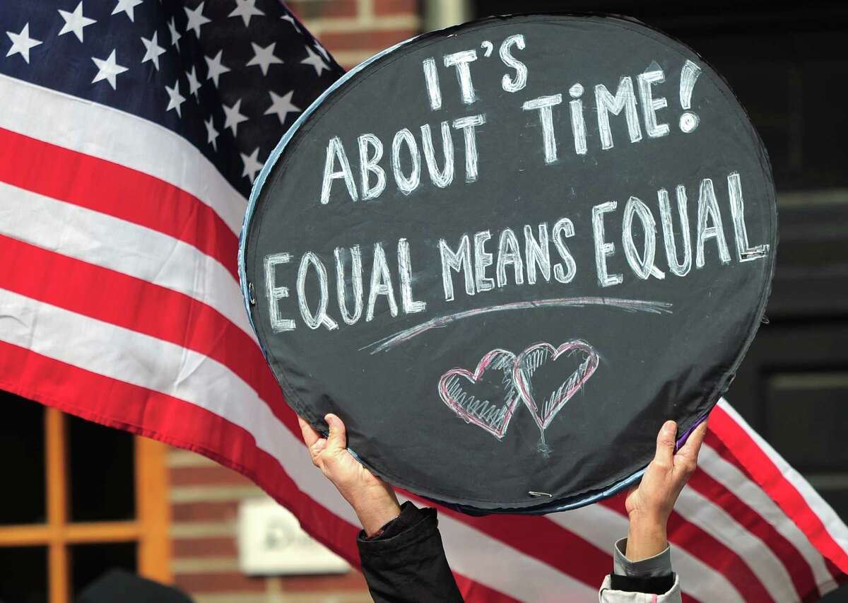 Gay rights sign
