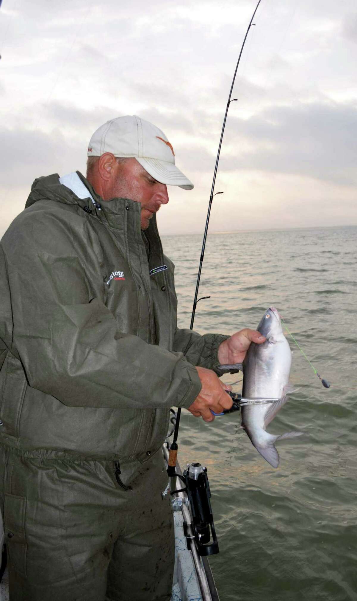 Shrinking Choke Canyon catfish have anglers feeling blue