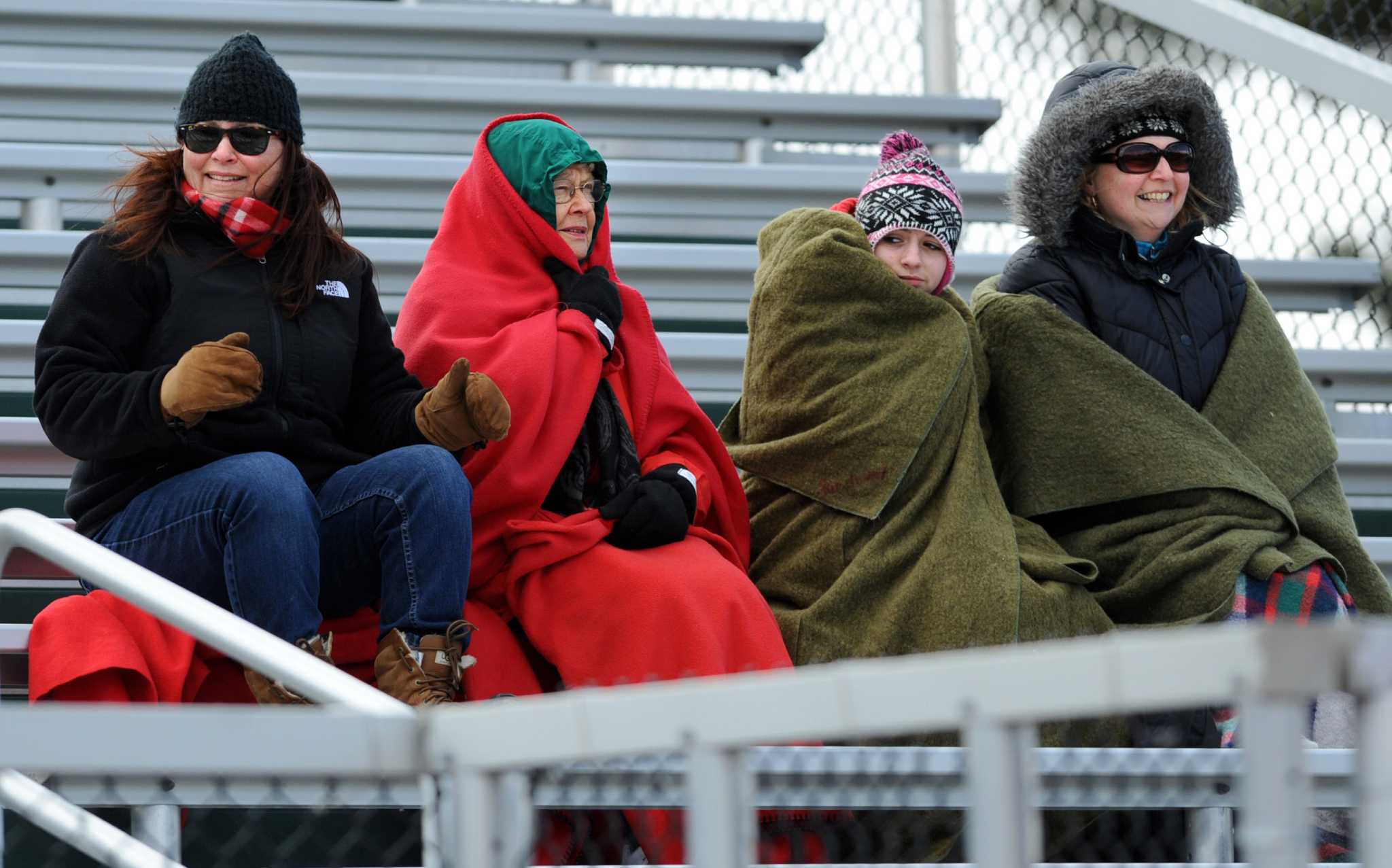 A cold day for outdoor sports