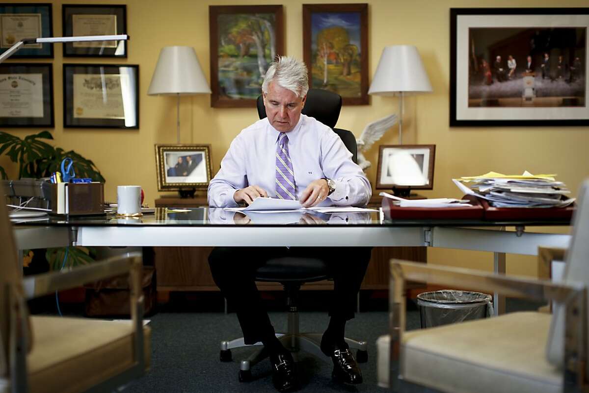 San Francisco District Attorney George Gascon is seen on Friday, March 22, 2013 in his Hall of Justice office in San Francisco, Calif.