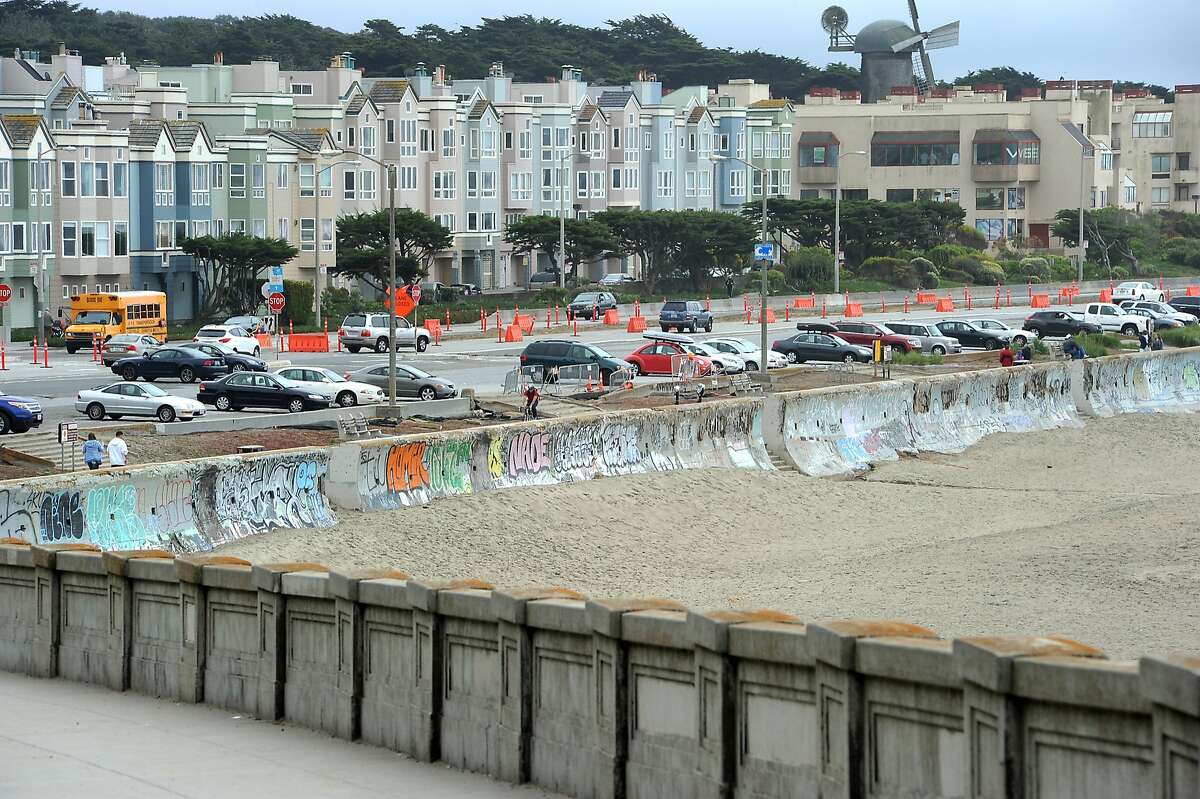 Ocean Beach Seawall Being Repaired Through 2016