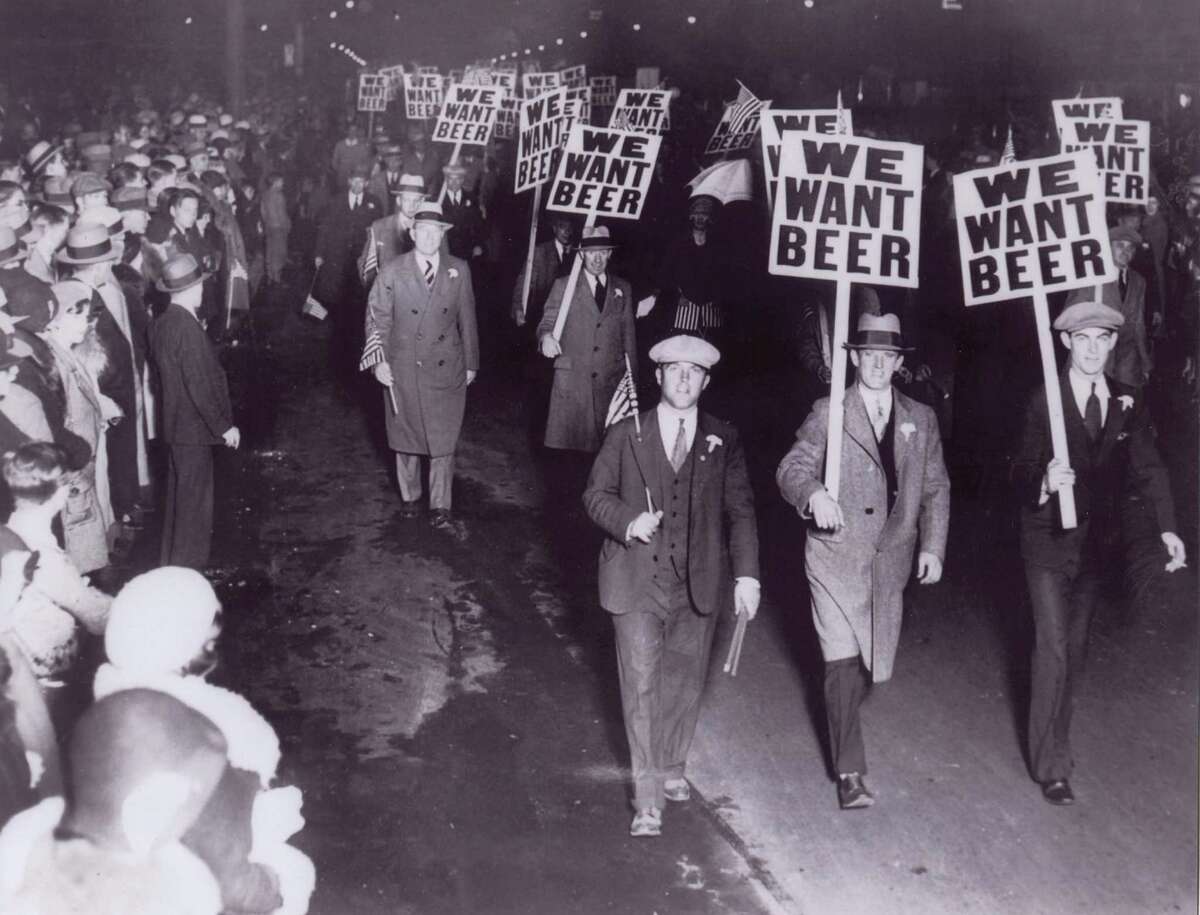 This is one of the photos on display in an exhibition at the Pinkney Museum that explores Prohibition and Rowayton.